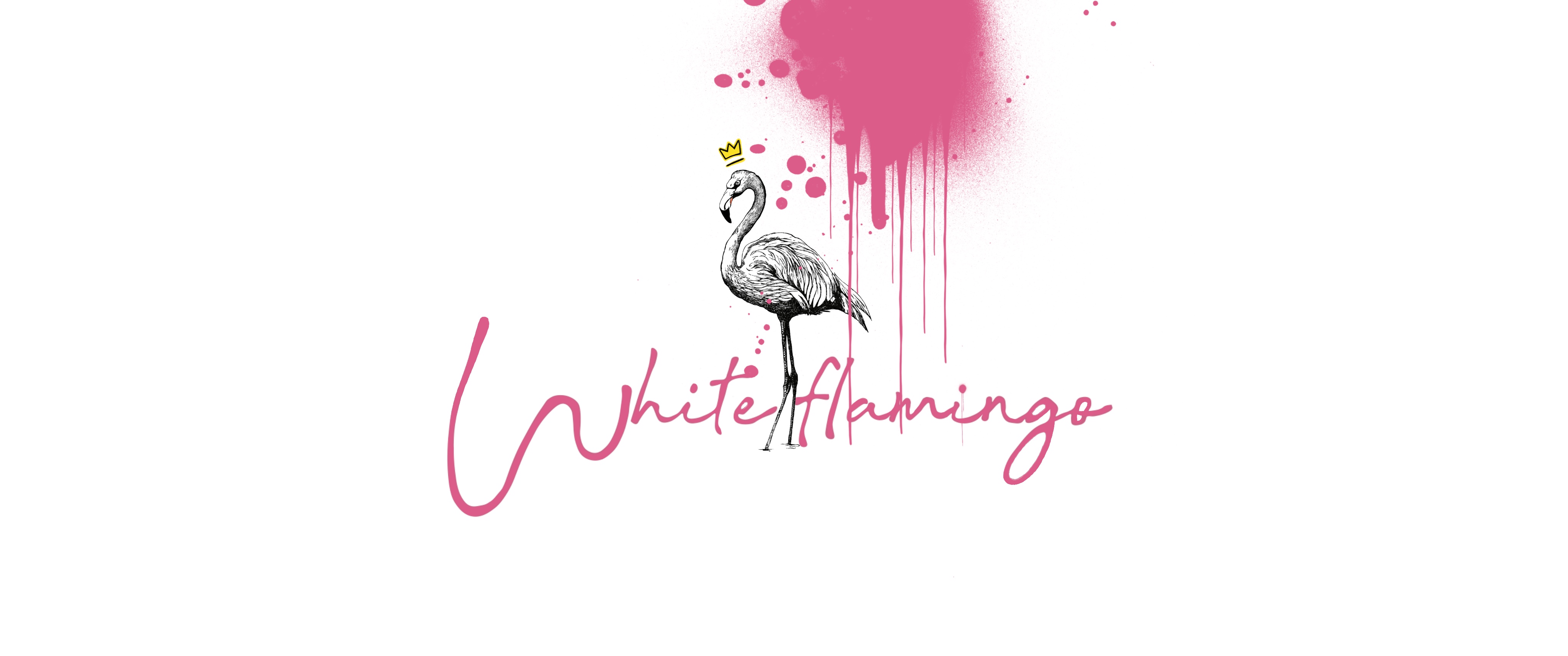 Logo White Flamingo